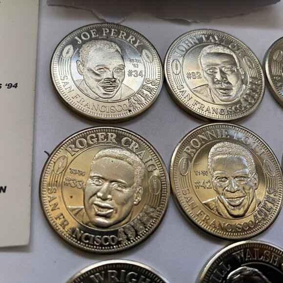 San Francisco 49ers then and now 1994-95 collectable coins 14 of 20 Lot #16 - Picture 7 of 12